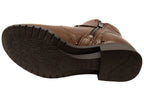 Candice Womens Comfortable Brazilian Low Heel Ankle Boots