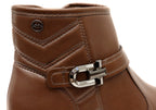 Candice Womens Comfortable Brazilian Low Heel Ankle Boots