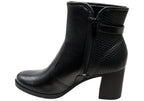 Cynthia Womens Comfortable Brazilian Heeled Ankle Boots