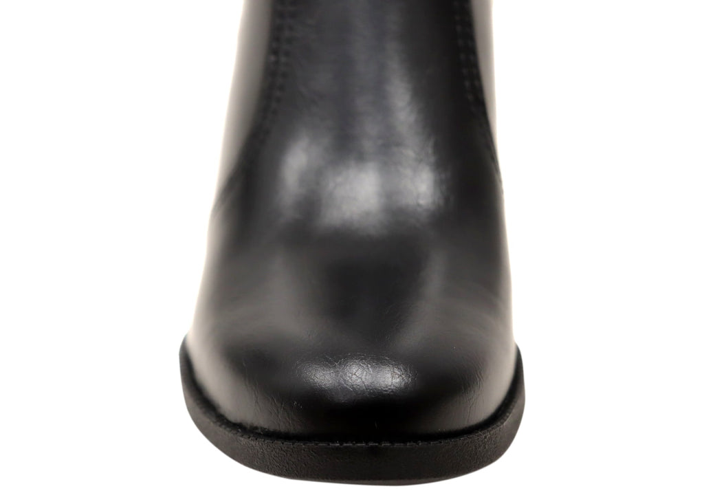 Cynthia Womens Comfortable Brazilian Heeled Ankle Boots