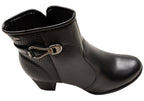 Cynthia Womens Comfortable Brazilian Heeled Ankle Boots