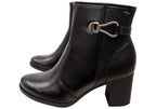 Cynthia Womens Comfortable Brazilian Heeled Ankle Boots
