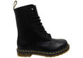 1490 Black Smooth Unisex Leather Lace Up Fashion Boots