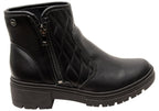 Brax Womens Comfortable Brazilian Low Heel Ankle Boots