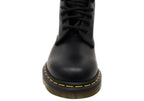 1490 Black Smooth Unisex Leather Lace Up Fashion Boots