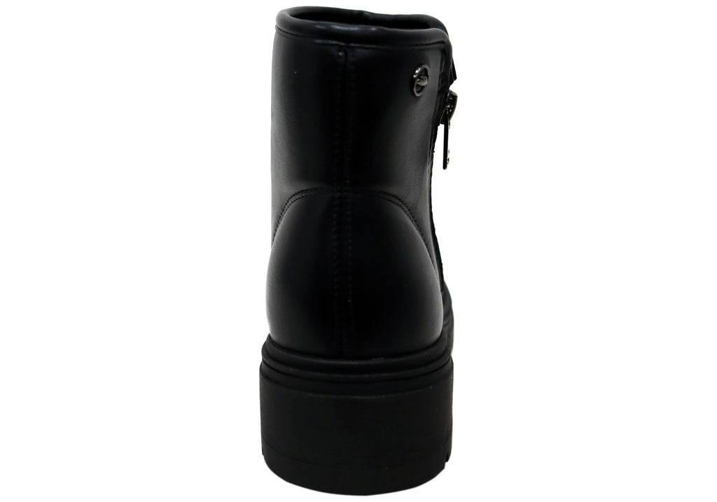 Brax Womens Comfortable Brazilian Low Heel Ankle Boots
