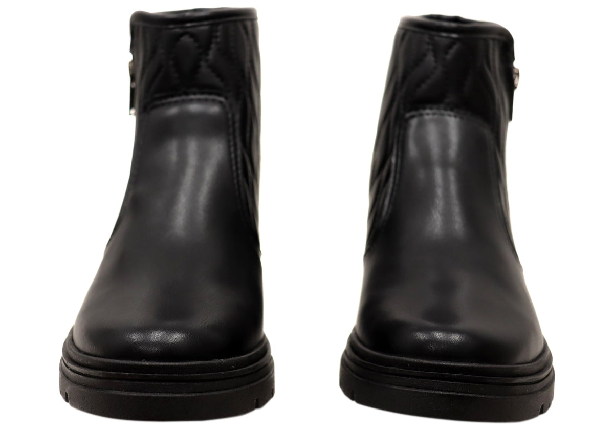 Brax Womens Comfortable Brazilian Low Heel Ankle Boots