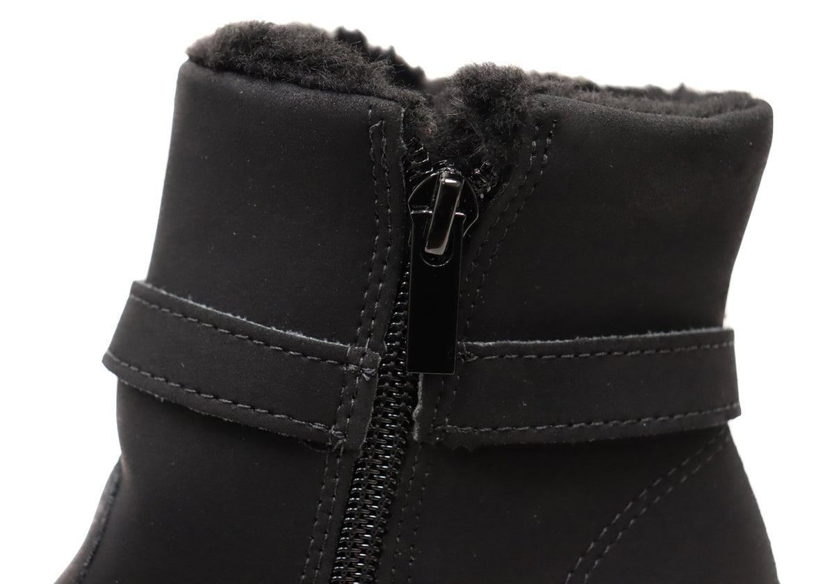 Diane Womens Comfortable Brazilian Heeled Ankle Boots