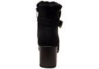 Diane Womens Comfortable Brazilian Heeled Ankle Boots