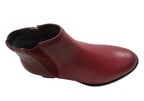 Heaven Womens Comfortable Leather Ankle Boots