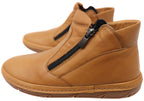 Maia Womens European Comfortable Leather Ankle Boots