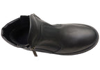 Maia Womens European Comfortable Leather Ankle Boots