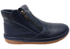 Maia Womens European Comfortable Leather Ankle Boots