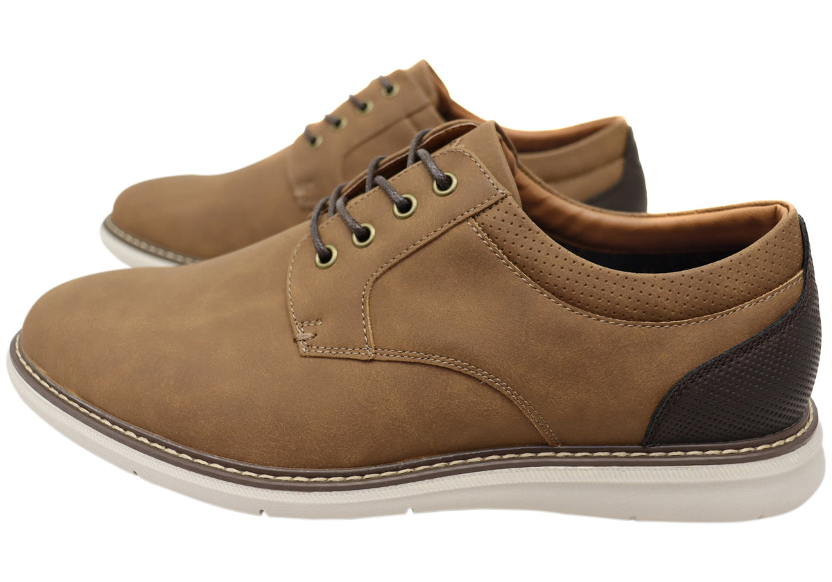 Mens EE Extra Wide Chase Plain Ox Shoes