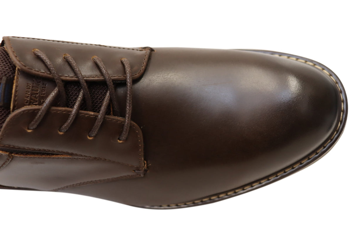 Mens EE Extra Wide Griff Plain Toe Shoes