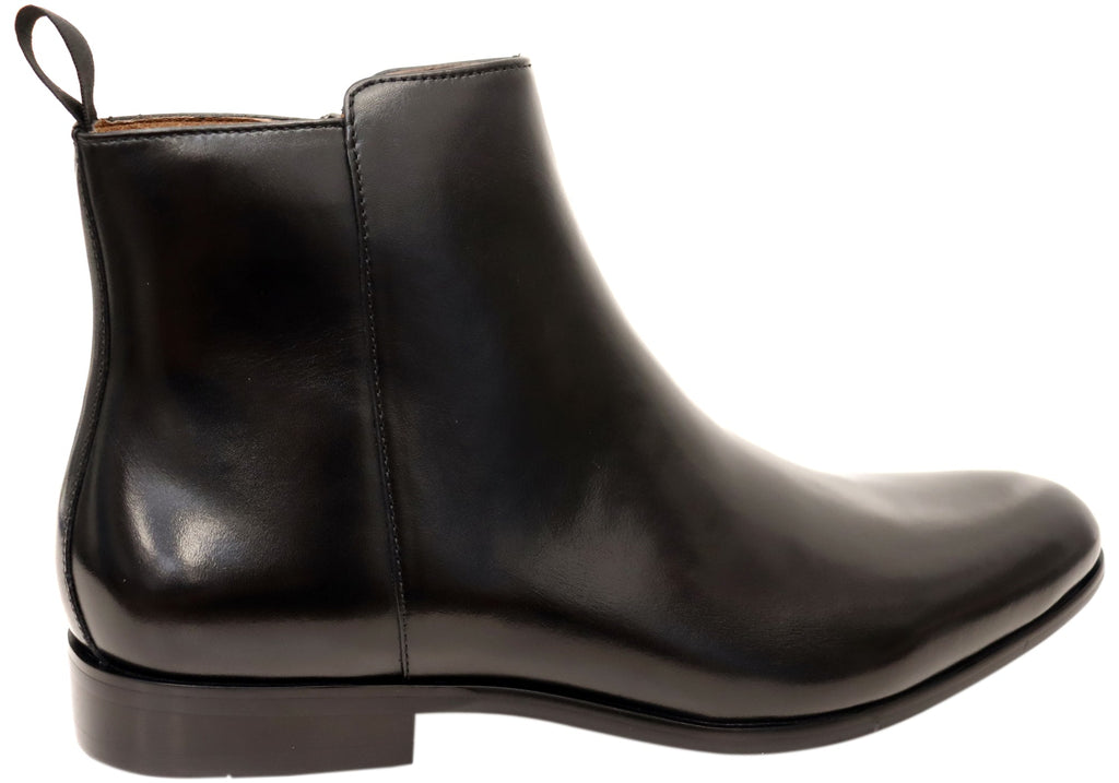 Mens EE Extra Wide Leather Centurion Plain Toe Boots