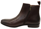 Mens EE Extra Wide Leather Centurion Plain Toe Boots