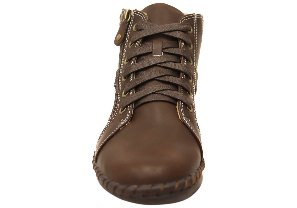 Womens Wanda Comfortable Ankle Boots