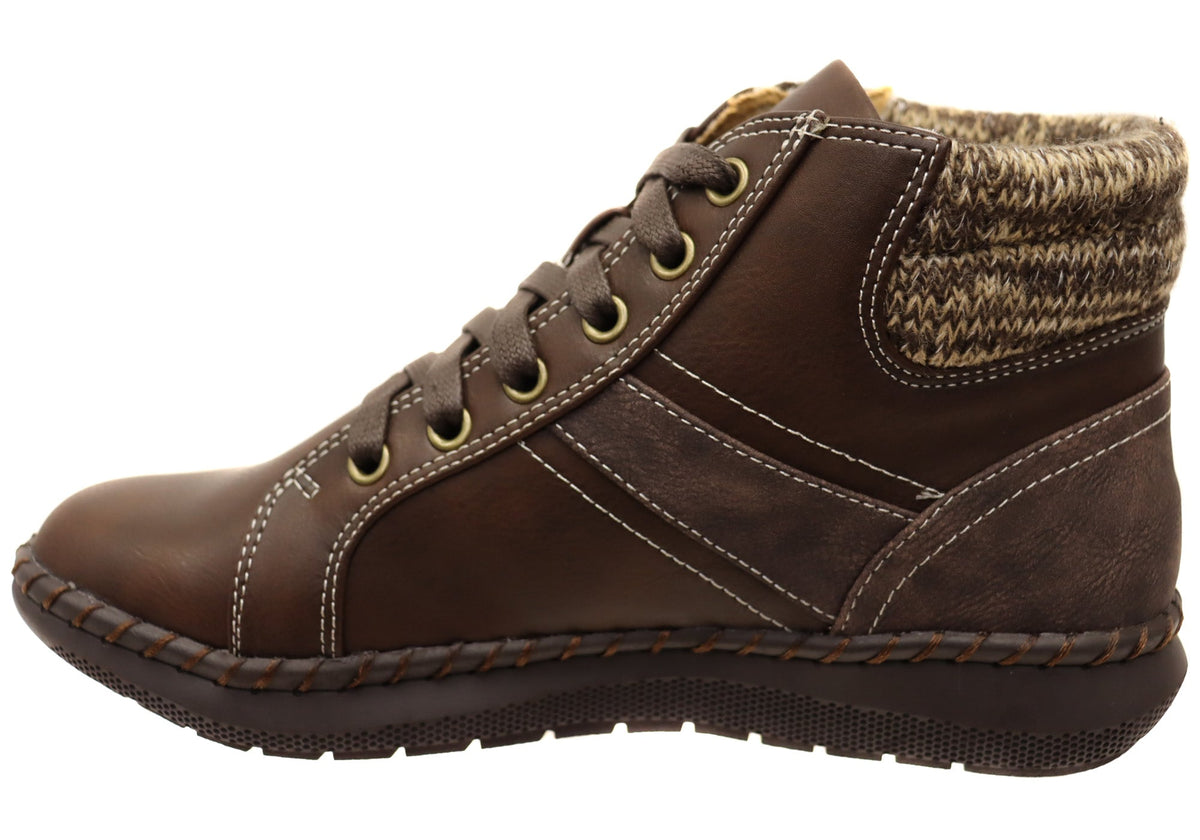 Womens Wanda Comfortable Ankle Boots