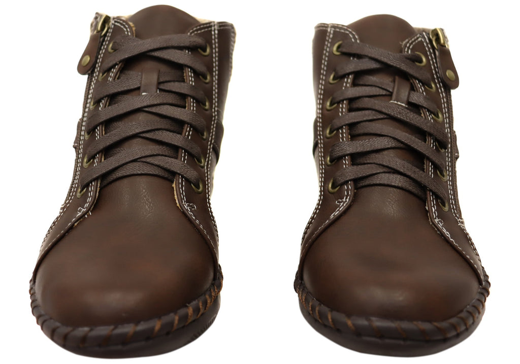 Womens Wanda Comfortable Ankle Boots