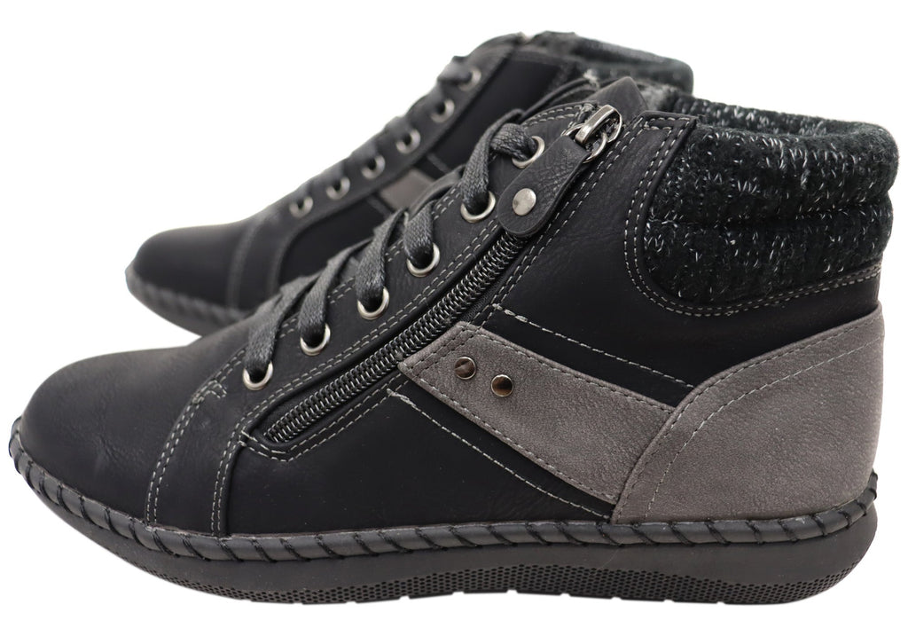 Womens Wanda Comfortable Ankle Boots