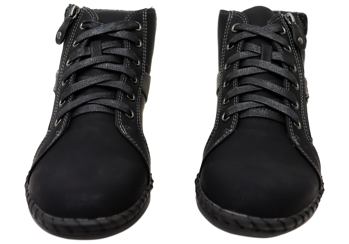 Womens Wanda Comfortable Ankle Boots