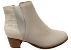 Heaven Womens Comfortable Leather Ankle Boots