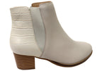 Heaven Womens Comfortable Leather Ankle Boots