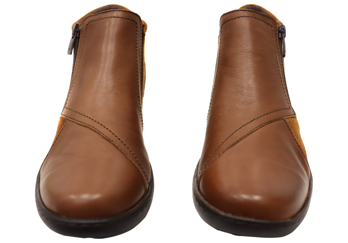CP462-18 Womens European Comfortable Leather Boots