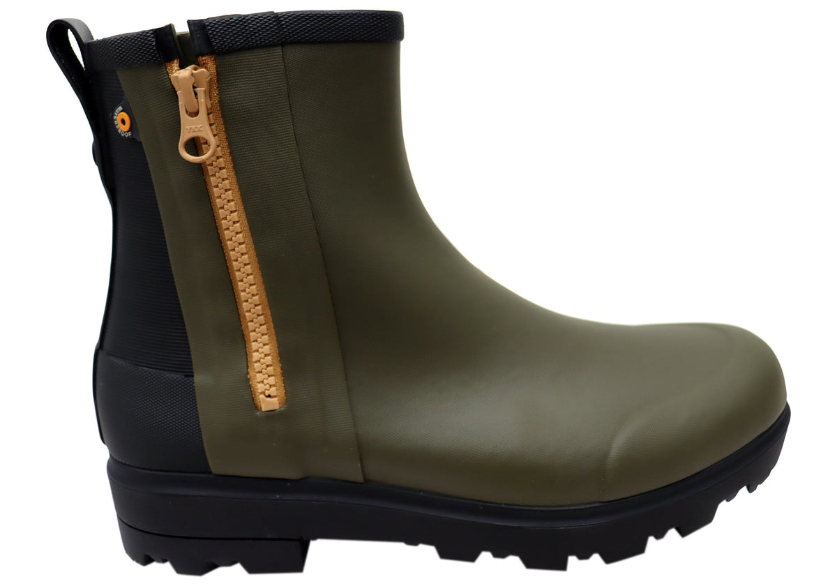 Womens Comfortable Holly Rain Zip Womens Casual Waterproof Boots