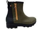 Womens Comfortable Holly Rain Zip Womens Casual Waterproof Boots