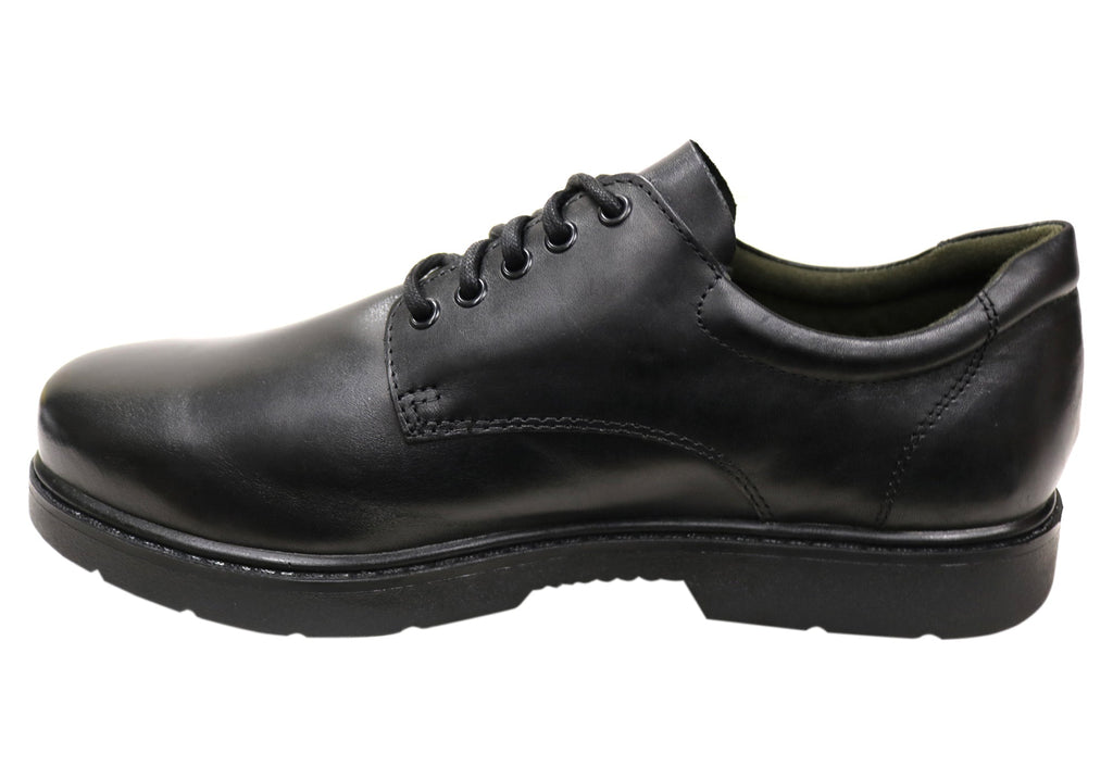 Trent Mens Comfortable Leather Lace Up Dress Shoes
