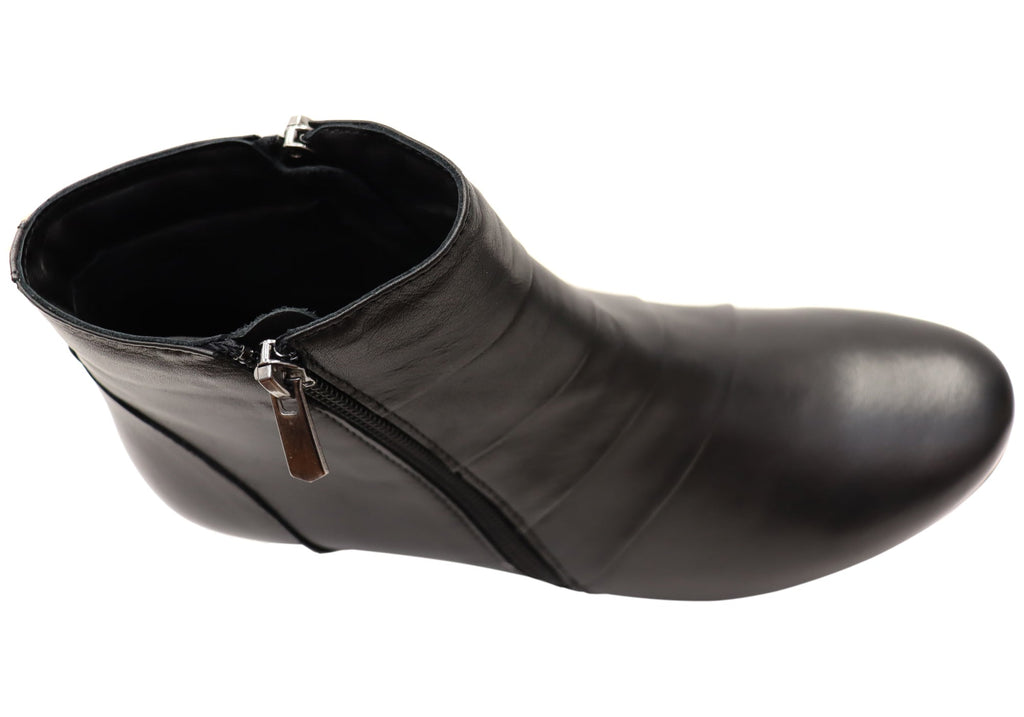Elva Womens European Comfortable Leather Boots