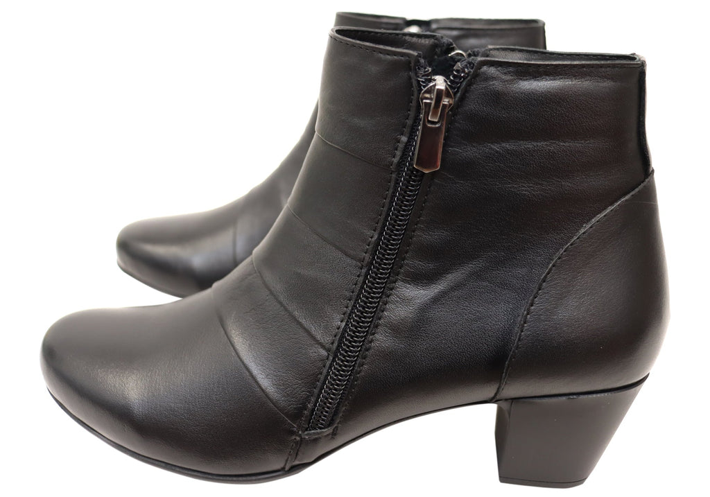 Elva Womens European Comfortable Leather Boots