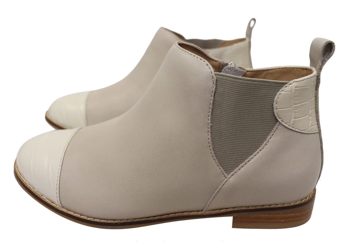 Tycoon Womens Leather Comfort Supportive Ankle Boots