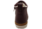 Glee Womens Comfortable Supportive Leather Ankle Boots