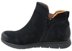 Lidia Zip Boot Comfortable Leather Ankle Boots