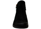 Lidia Zip Boot Comfortable Leather Ankle Boots