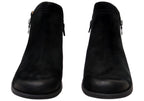 Lidia Zip Boot Comfortable Leather Ankle Boots