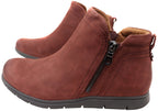 Lidia Zip Boot Comfortable Leather Ankle Boots