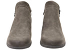 Lidia Zip Boot Comfortable Leather Ankle Boots