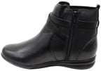 Lane Womens Comfortable Brazilian Leather Ankle Boots