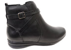 Lane Womens Comfortable Brazilian Leather Ankle Boots