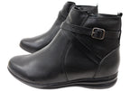 Lane Womens Comfortable Brazilian Leather Ankle Boots