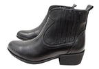 Alotti Womens European Comfortable Leather Ankle Boots