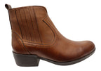 Alotti Womens European Comfortable Leather Ankle Boots