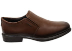 Vallen Mens Slip On Comfortable Brazilian Leather Dress Shoes