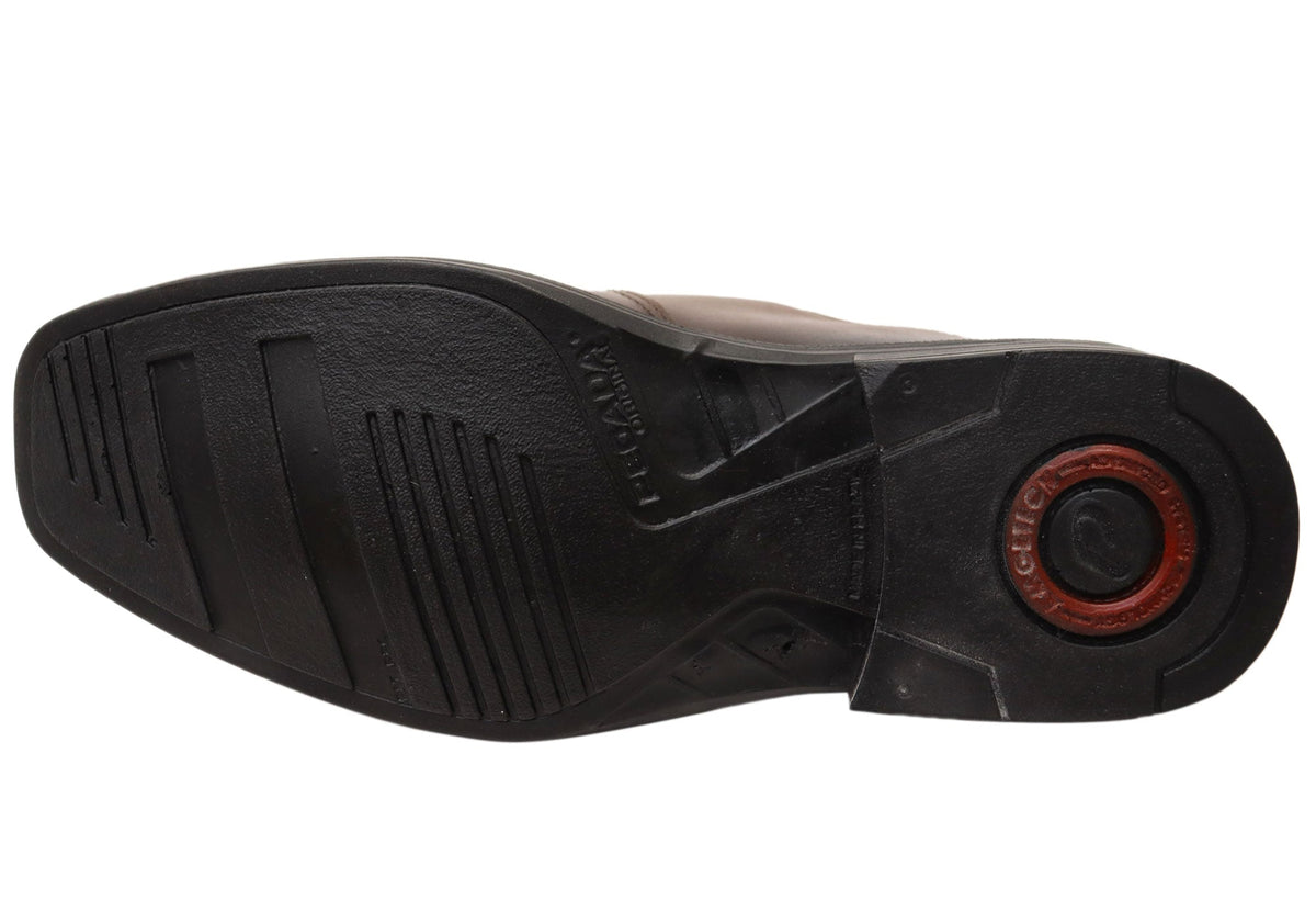 Vallen Mens Slip On Comfortable Brazilian Leather Dress Shoes