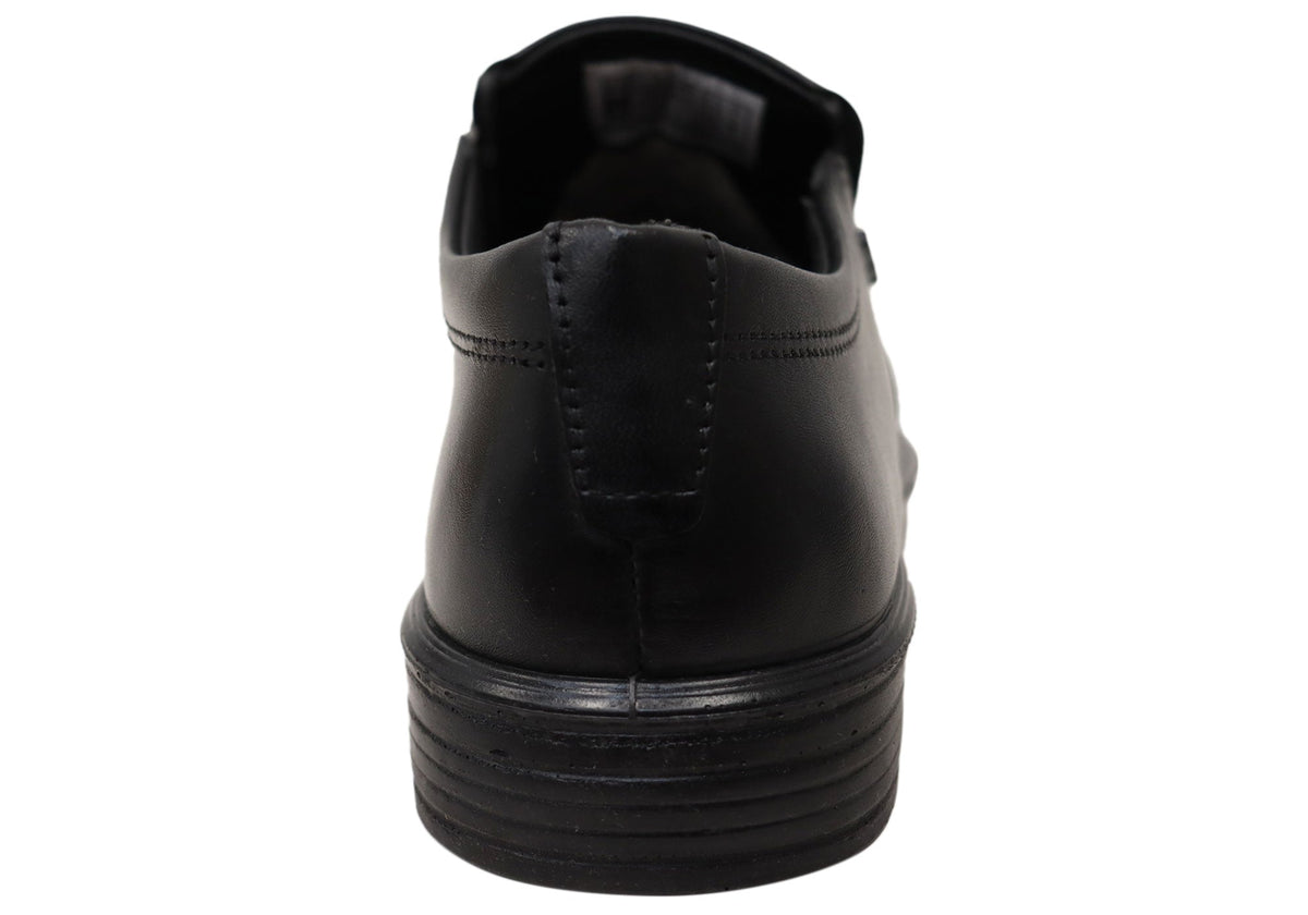 Vallen Mens Slip On Comfortable Brazilian Leather Dress Shoes