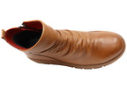 Tempo Womens European Comfort Leather Ankle Boots